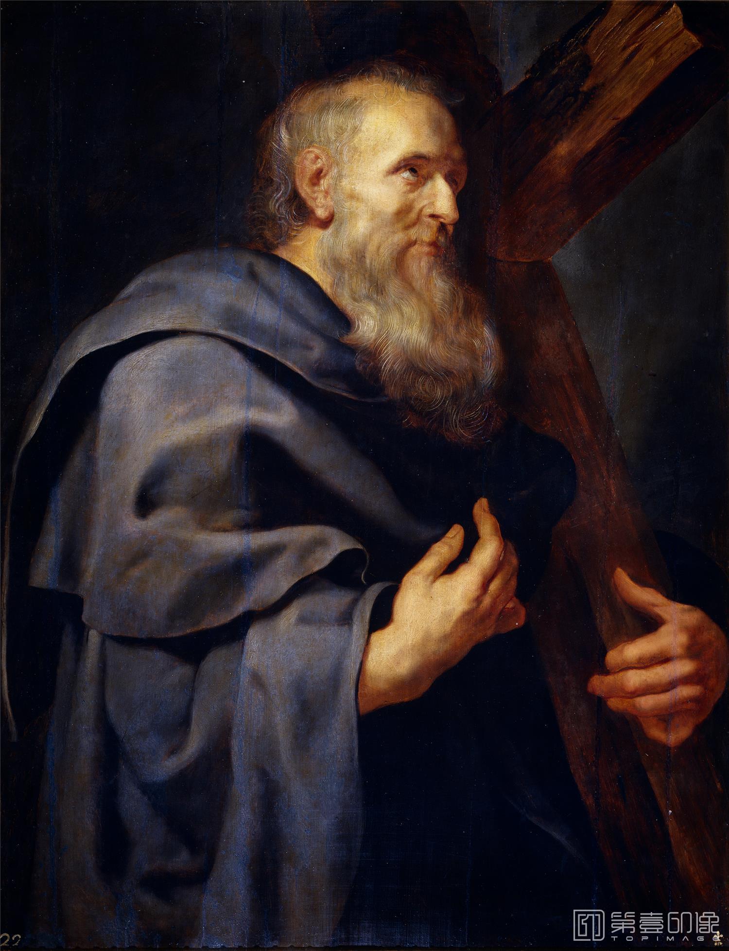 油画-西班牙普拉多美术馆油画藏画-Rubens, Pedro Pablo-San Felipe-107cm x 82,5cm-2439